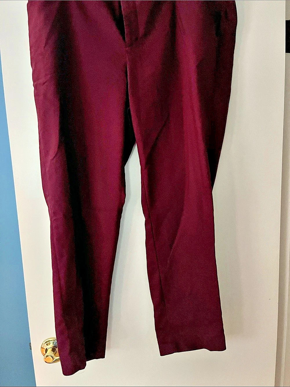 Chaps Women's Trousers Burgundy Size 18W Like New